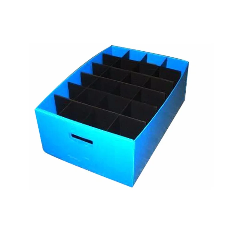 Hot sale trade assurance clear color corrugated storage moving  plastic box carton tray for European market