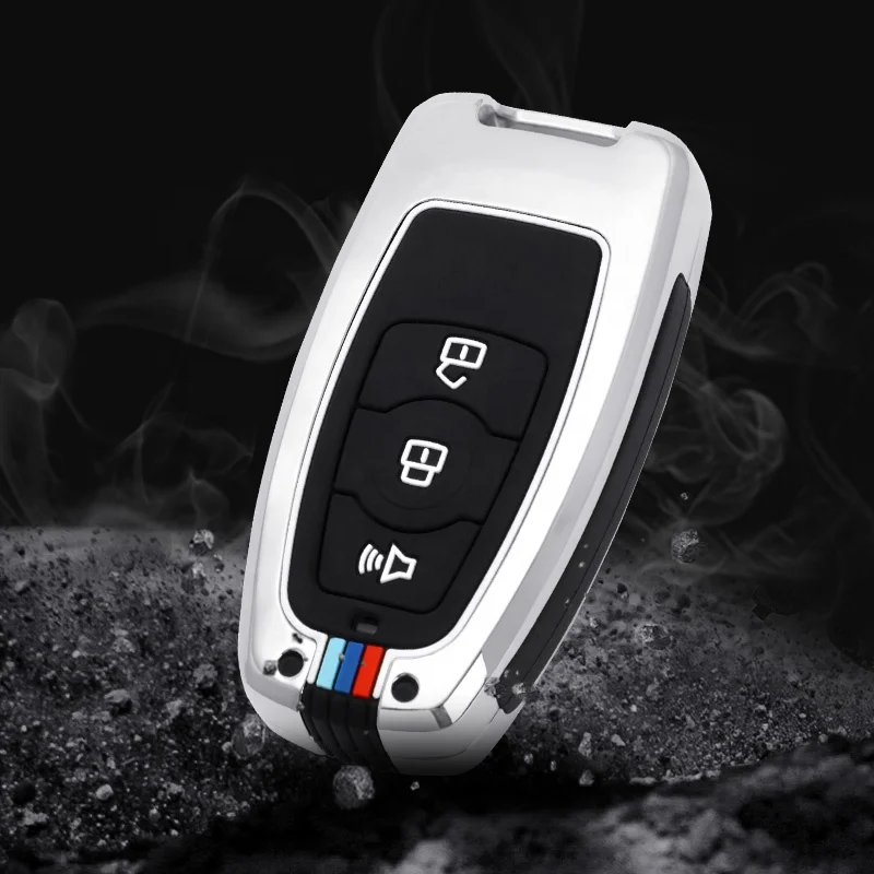 Vtear Car Key Case Cover 3/4 Buttons Keychain Bag For Haval F7/F7X/H1/H2/H2S/H3/H4/H5/H6/H7/H8/H9/Jolion Accessories Hot Sale