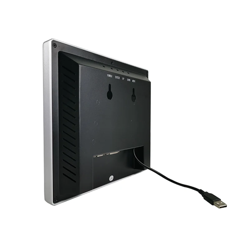 Aluminum alloy 12 12.1 inch high response industrial capacitive touchscreen tft lcd monitor for ATM machine