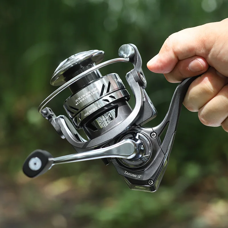 spinning reel LM1000-6000 Metal deep spool 10KG Drag Spinning Reel Fishing Accessory Pesca Sea Fishing Reel