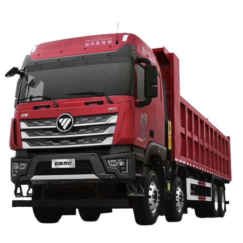 High Quality Low Price Brand New  FOTON AUMAN 8x4 Front Lifting 40-50 Ton Diesel  Dump Truck  for Sale