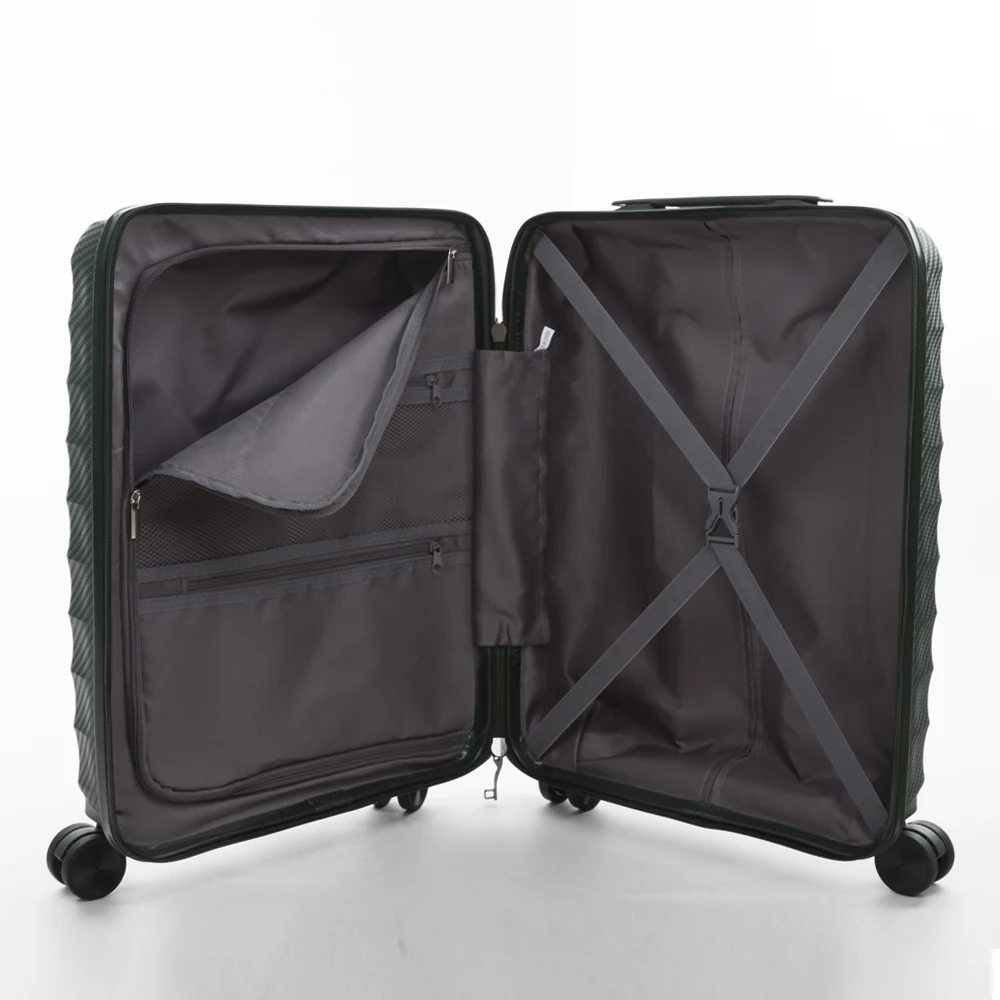 Super light PP material suitcase 20.25.29 inches carry-on+luggage