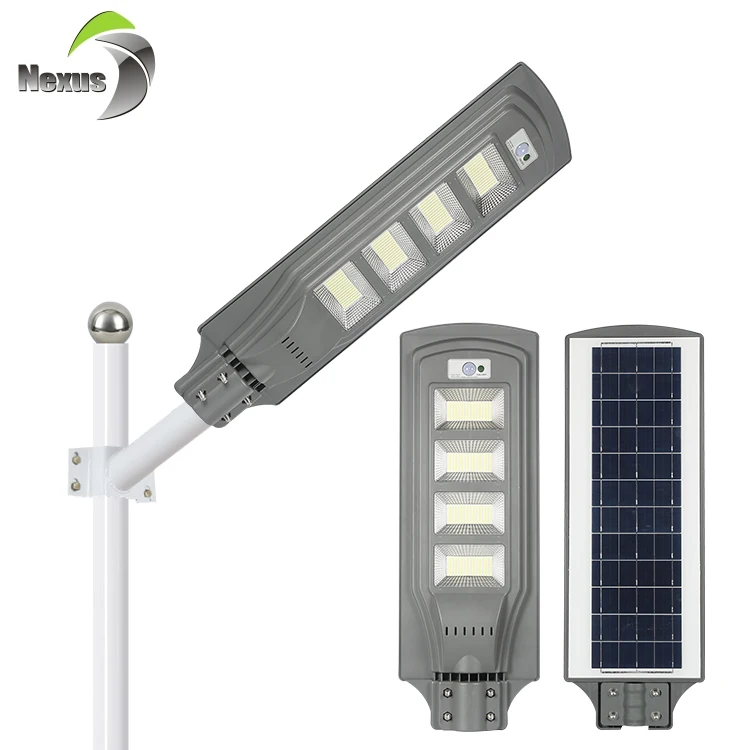 Хорошая цена непромокаемый яркий прочный все в одном Открытый Интегрированный 120 Вт Солнечный светодиодный уличный свет