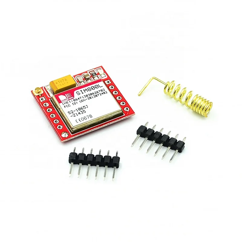 Наименьший SIM800L GPRS GSM модуль Micro Sim карта основная плата четырехдиапазонный TTL последовательный порт с