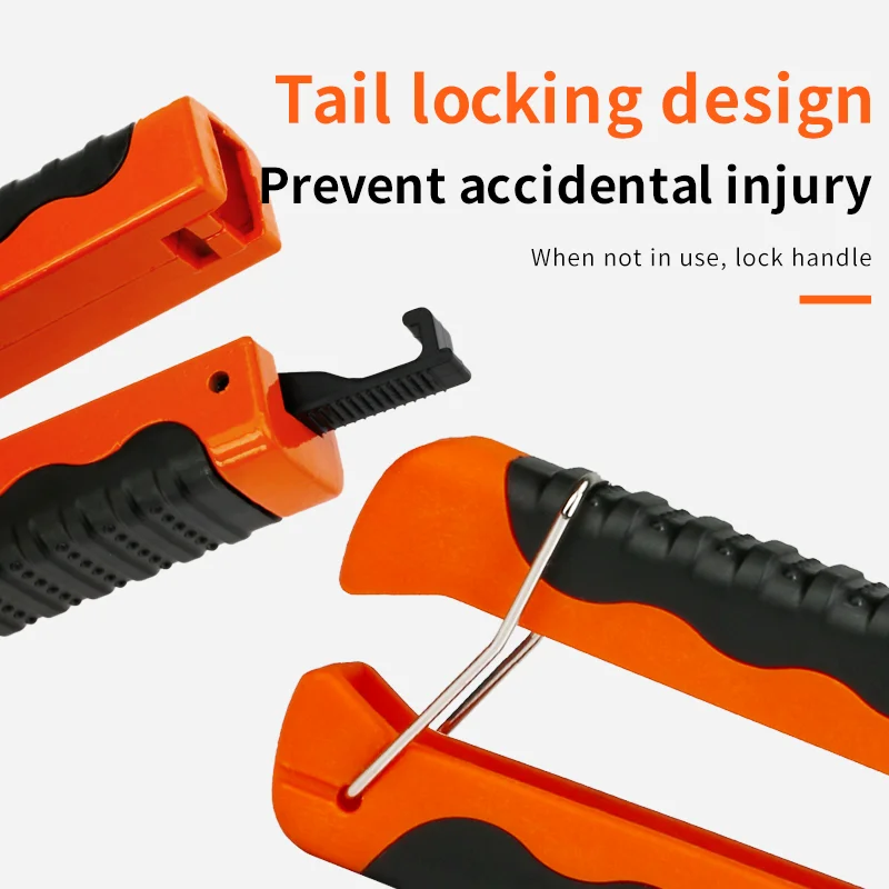 PVC Pipe Cutter 42mm Plastic Body Ratchet Scissors Tube Cutter PVC/PU/PP/PE Hose Cutting Hand Tools