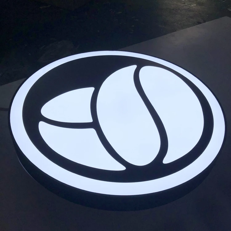High Quality Custom Durable Stainless Steel Light Box Trend Brand Studio Billboard Logo Customization