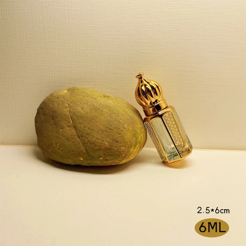 factory price Roll On Perfume Bottle Empty Luxury Glass Roller Ball Essential Oil Bottle 3ml 6ml 12ml