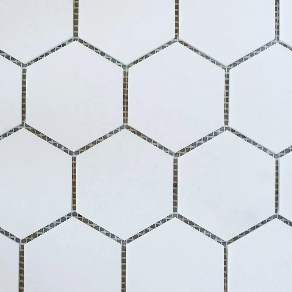 Factory Directly Premium Hexagon Thassos Marble Mosaic White Tile For Kitchen Backsplash
