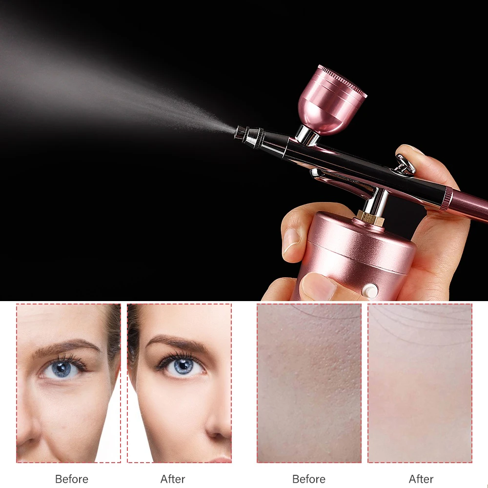 Wholesale Custom Cordless Airbrush Tattoo Paint Spray Gun for Cake Mini Airbrush Kit with Compressor Nail Airbrush Machine