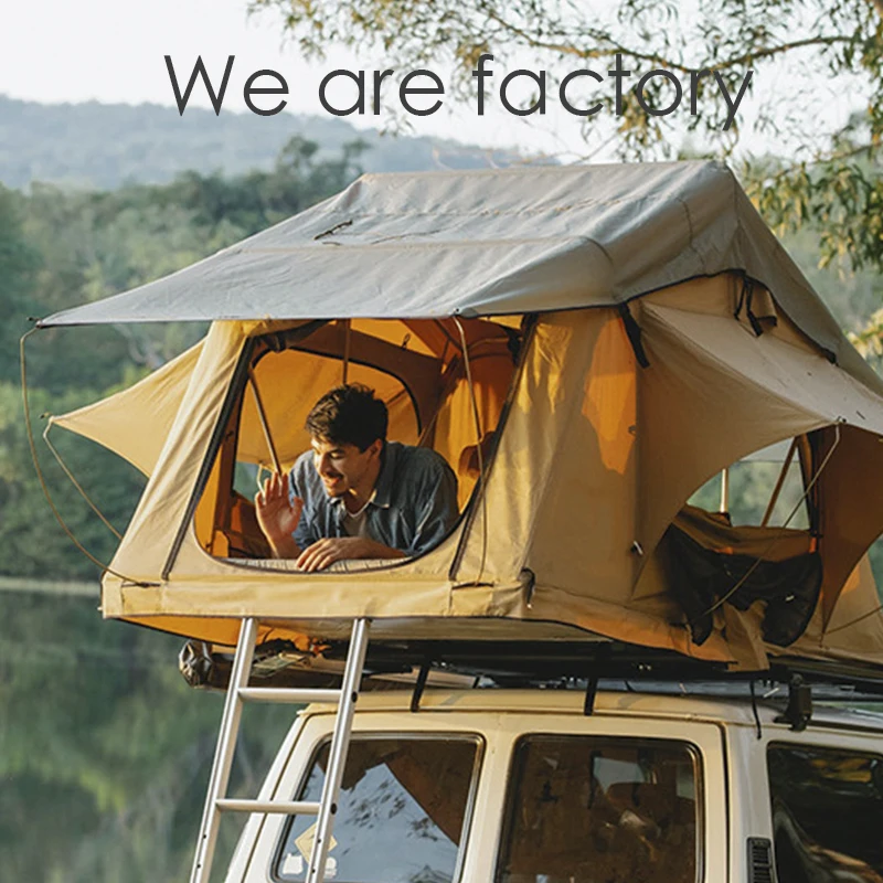 Amazon Bestselling Outdoor Camping Car Roof Top Hard Shell Tent