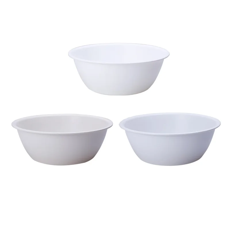 High Quality Frosted plastic round bathroom kitchen wash clean basin household multipurpose colorful round fruits wash basin