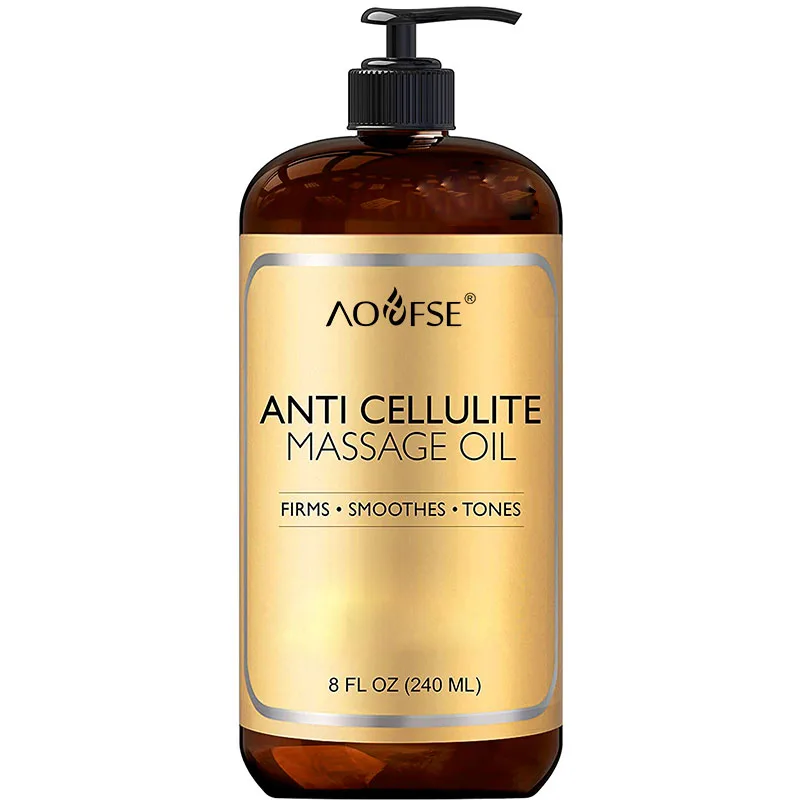 Private Label Oragnic Natural Weight Loss Slimming Plant Extract Anti Cellulite Massage Oil