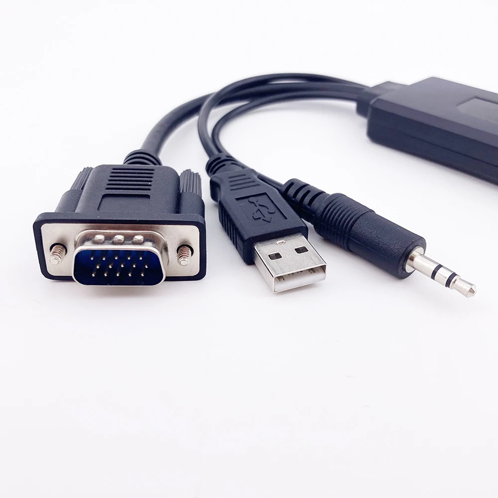 Лидер продаж, кабель преобразователя vga в hd mi, оптовая продажа, прямая продажа, дешевый адаптер для мониторов