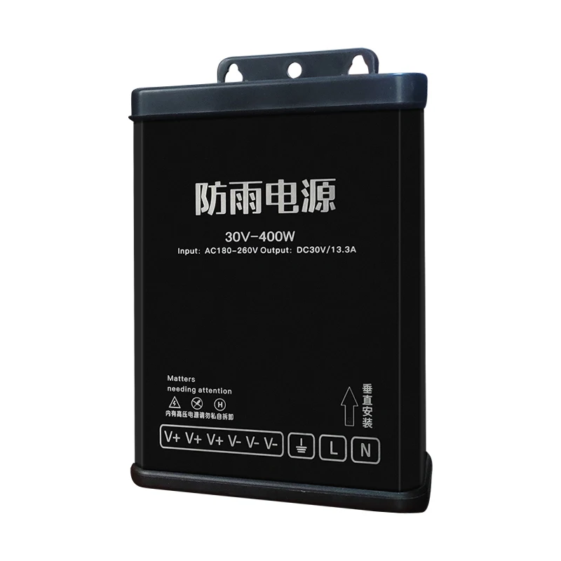 200W 12V/24V LED Strip Cabinet Light Transformer Driver Power Supply Multiple Output 400W