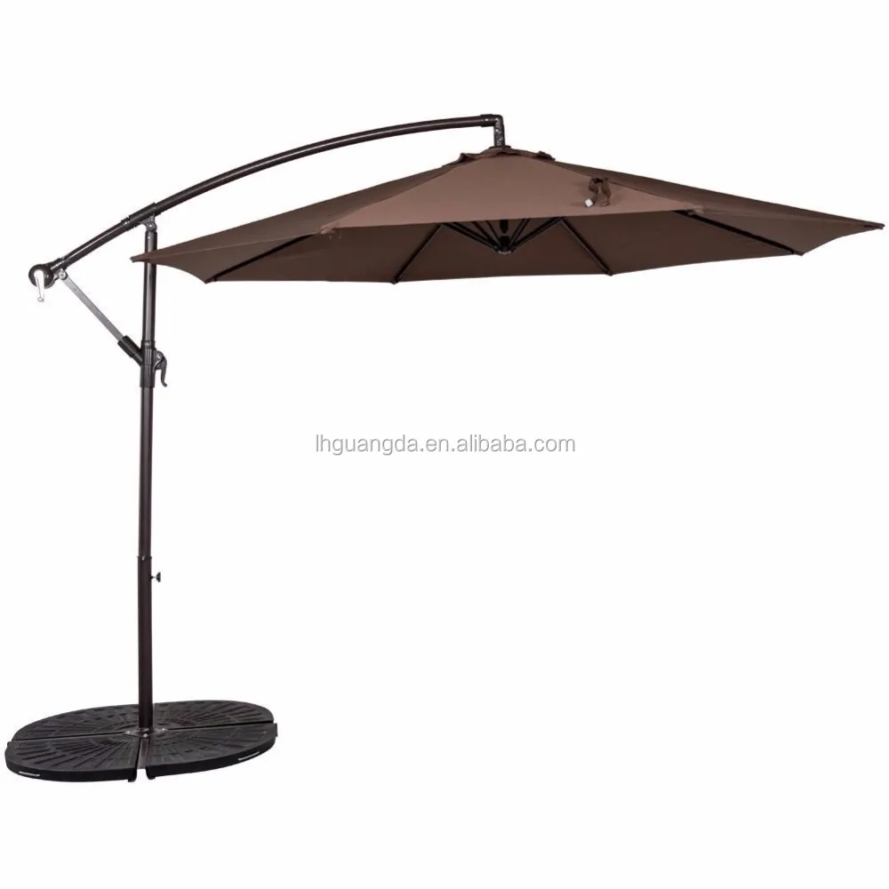 2022 beach sun parasol umbrella garden patio leisure beach parasol cover hanging banana cantilever umbrella