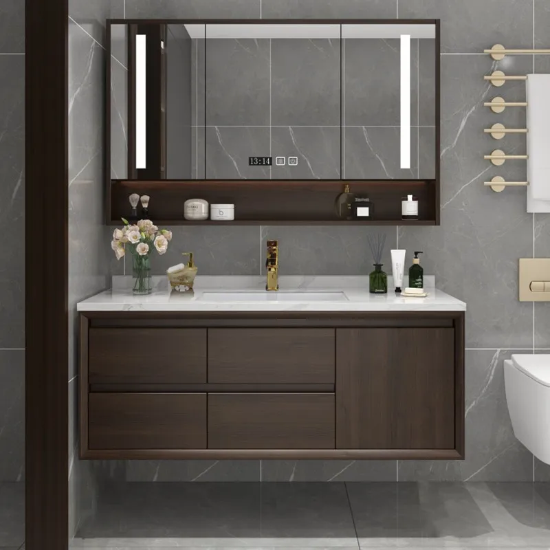 Bathroom cabinet  vanity dresser combination one washbasin washbasin toilet washbasin customization