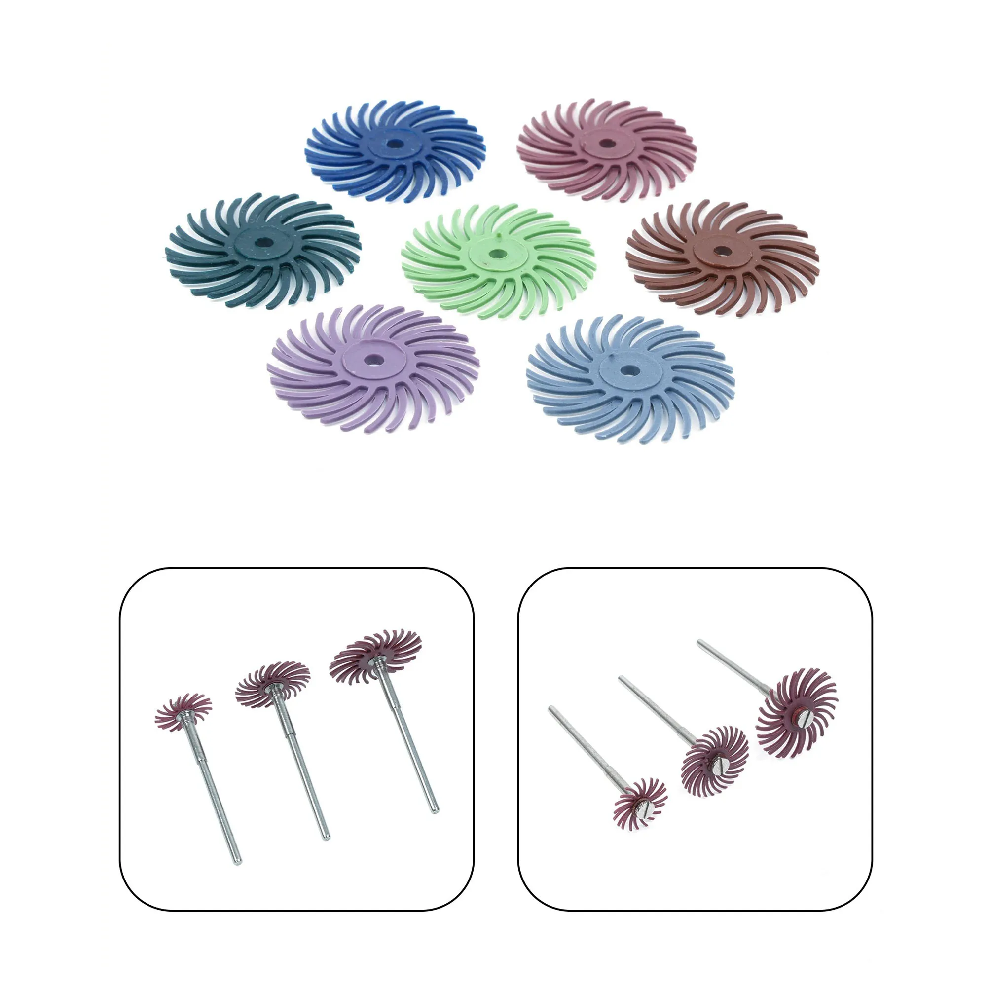 WELLER абразивные диски для зубоврачебных 3 м радиальные щетинные 120 #