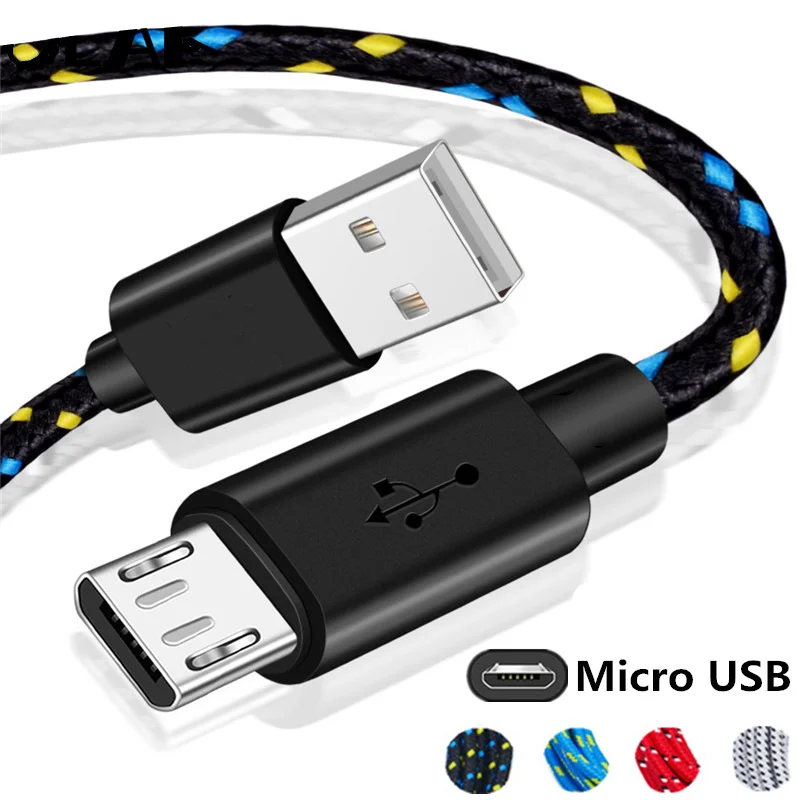 
Cheap Classic 0.2m 1m 2m 3m Power Nylon Braided Bulk V8 Data Sync Micro Usb Cable 