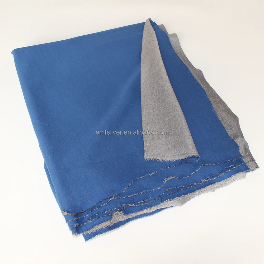 Block Emf protection Fabric anti radiation antibacterial silver cotton fabric