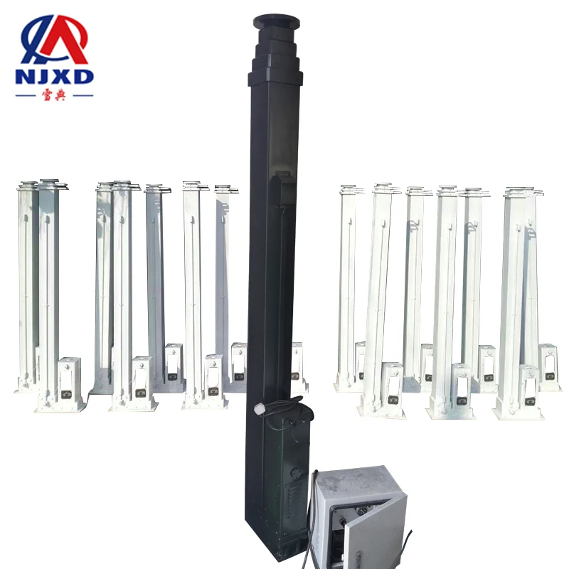 
6m 18ft 8m 24ft 10m 30ft 12m 36ft mobile telecommunication tower mast 