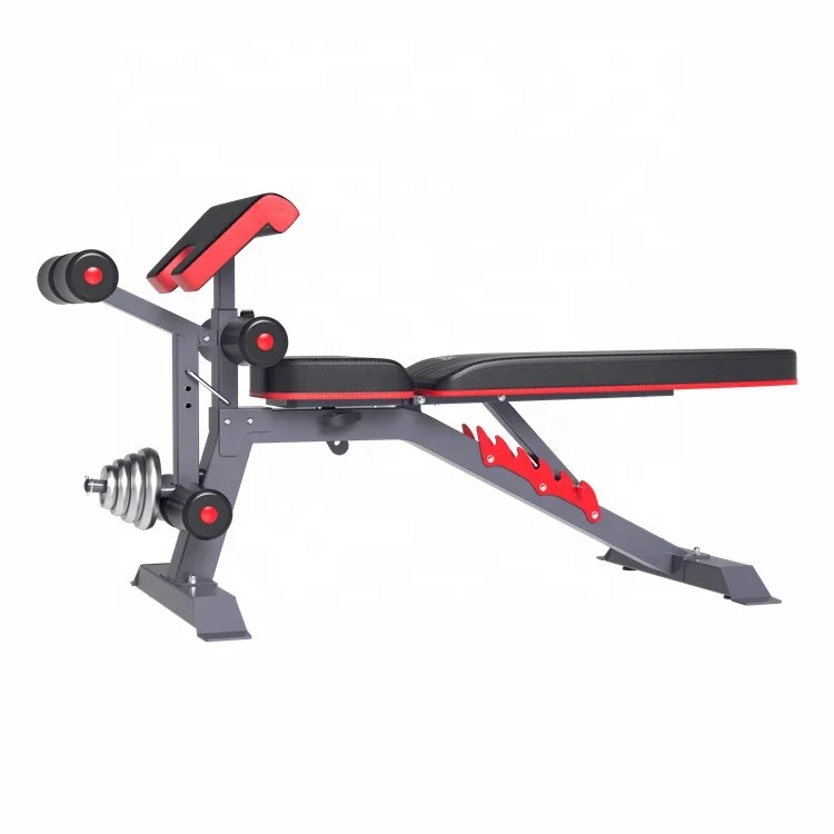
multi function adjustable commercial gym equipment incline w weight flat dumbbell bench 