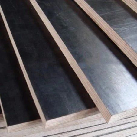 Phenolic Waterproof Film Faced Plywood 18mm Concrete Formwork System Brown Film Faced Plywood