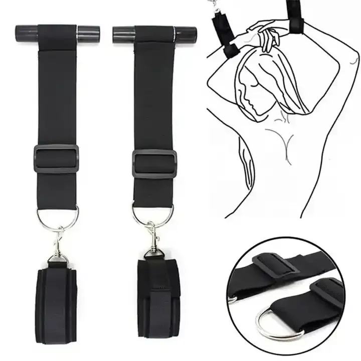 Sexy Slave Sexy Bondage SM Body Doors And Windows Handcuffs Anklet BDSM Fetish Couples Flirting SM Products