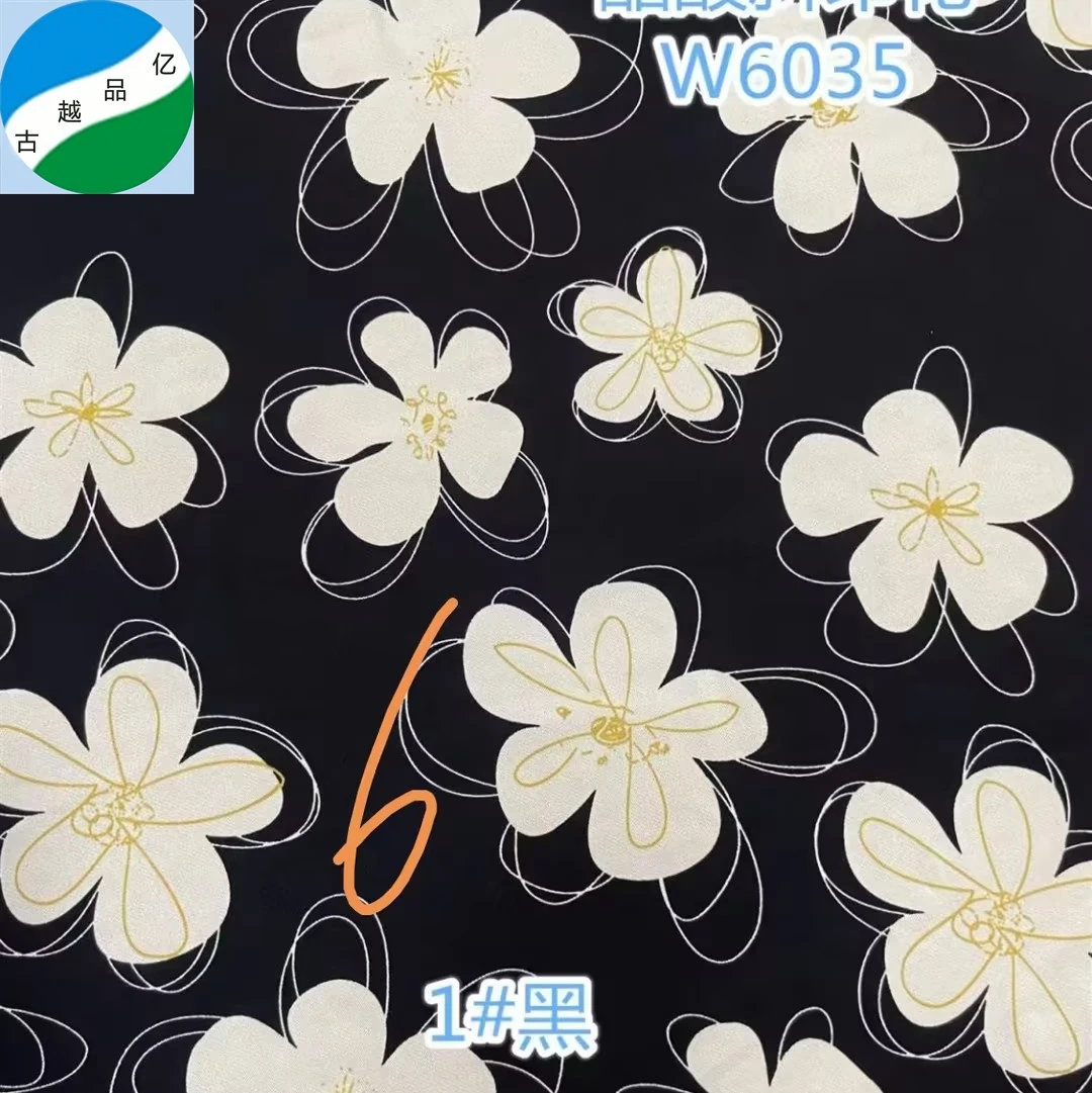 Ready good stock floral woven print chiffon roll cellulose acetate fiber print fabric for garment