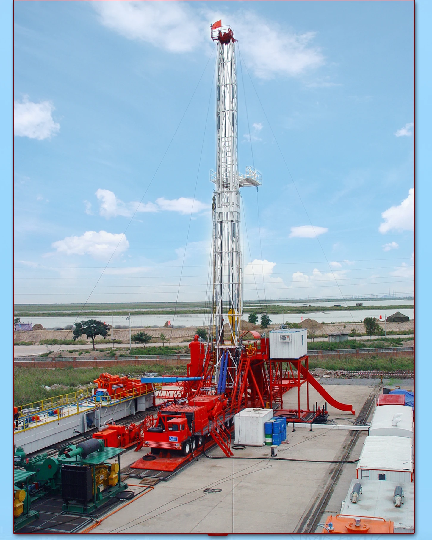 RG Oil and Gas Well Bore Hole Truck Mounted Mobile ZJ30  750HP Workover Rig  Drilling Rig  API
