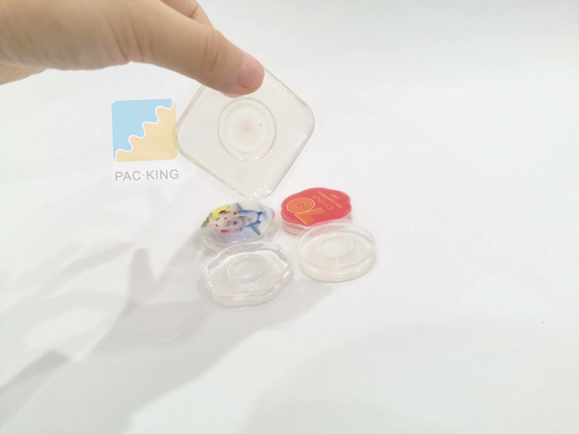 Customized Phone Holder Recycled Nano Rubber Gel Pad Universal Stickers