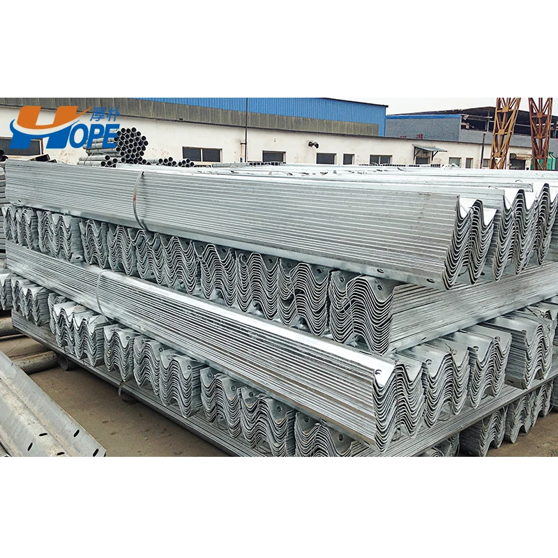 Hot Dipped Galvanized Road Safety W Beam Highway Curved Guardrail Steel Barrier for Sale