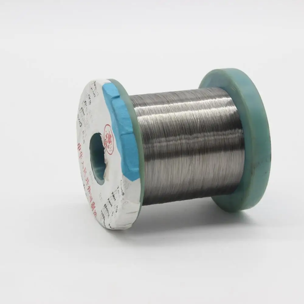 Wire Manufacturers Nicr Nicr Alloy 80/20 Nickel Chromium Chinese Annealed Dead Soft Solid Bare Heating Black Bright White Rubber