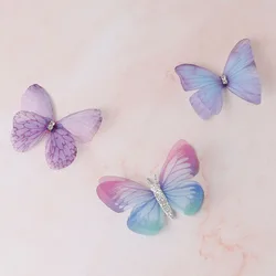 Factory direct selling cake decoration dream gradual change butterfly fairy birthday cake card decoration supplies