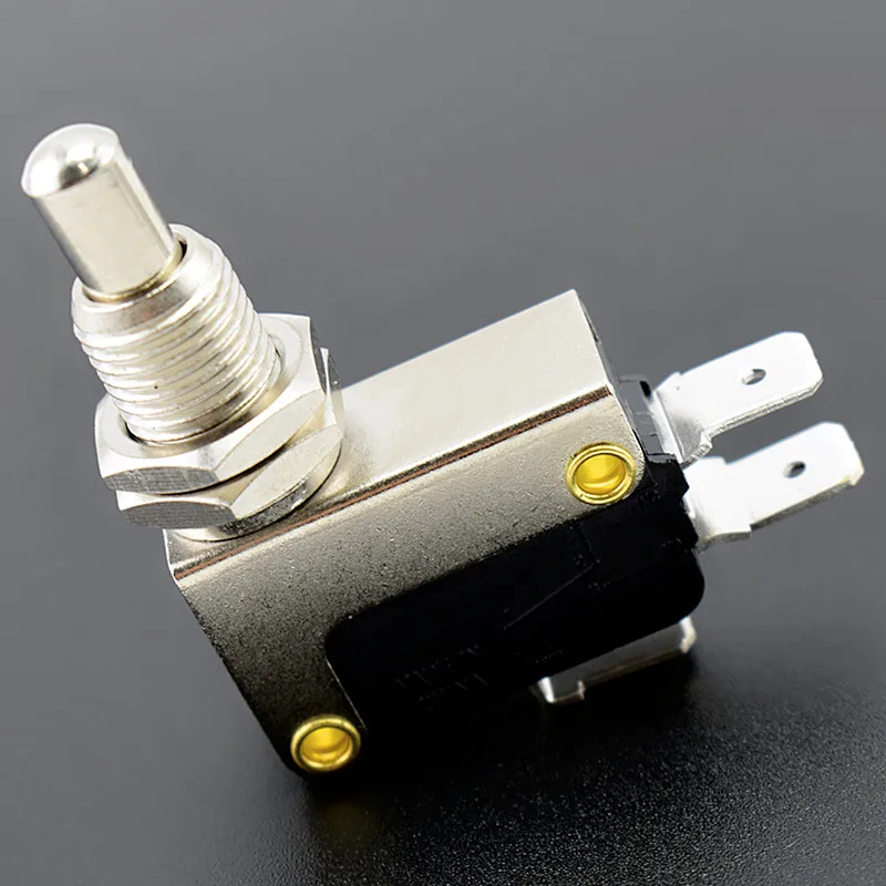 Large Size Metal Switch 3 Pin Push-On Push-Off Button Micro Switch Normally Open And Normally Close Function