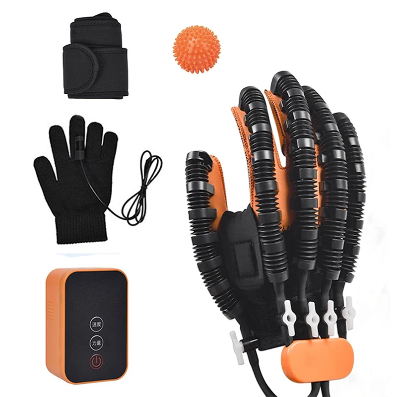 Rehabilitation Robot Gloves Hemiplegia Hand Stroke Recovery Equipment for Stroke Paralyzed Hand Therapy with USB Chargeable