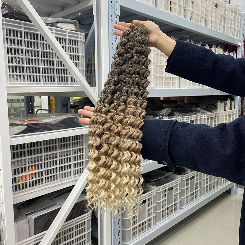 Wholesale 24inch pelo trenzado kanekalon pelo que teje curly coxy crochet braids curly crochet accesorios kanekalon afro