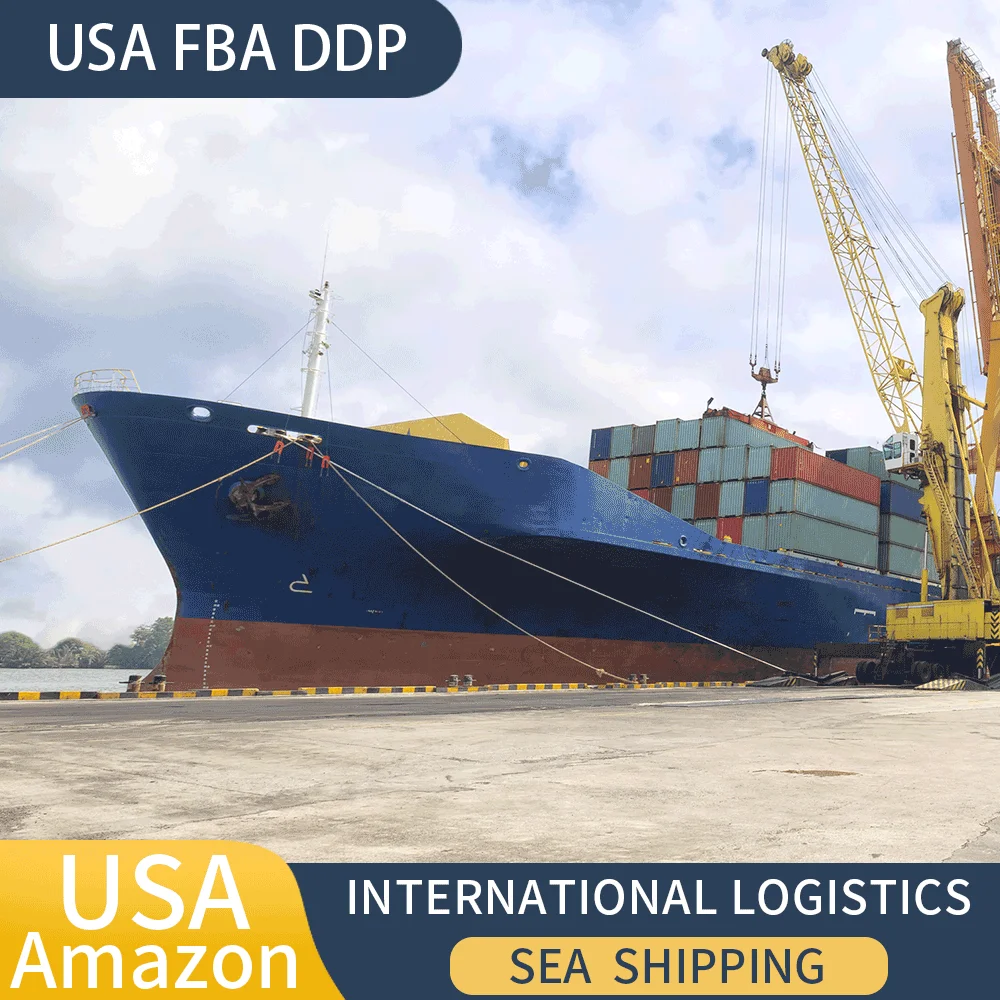 Shipping rates from China to USA FBA DDP door to door service sea freight forwarder