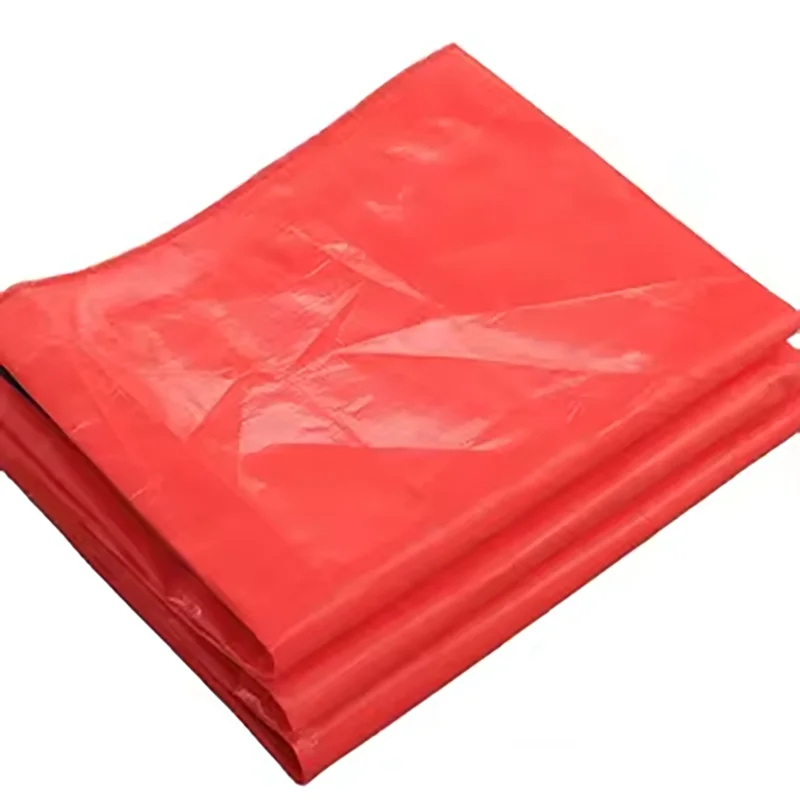 Red Multi-purpose Cover Waterproof Tarpaulin Plastic PE Tarp Outdoor-Awning Outdoor Tents Tarpaulin Cover Tarpaulin Tent