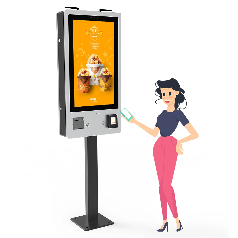 Self Service Payment Checkout Machines Printing Touch Screen Vending Ordering Library Supermarket Self Kiosk