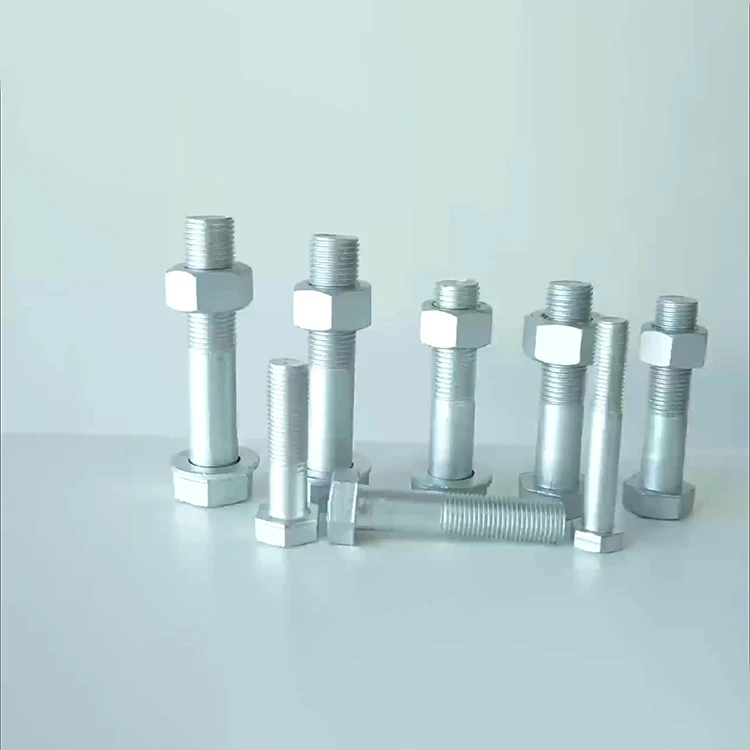 Chinese manufacturer Grade 8.8 full thread galvanized hexagon bolts Carbon Steel Bolt M12