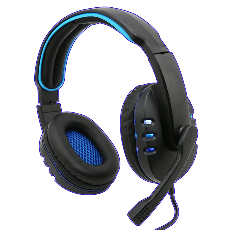 OEM в наличии, накладные проводные USB-наушники для PS4/PS3/ПК, игровая гарнитура для геймеров с отчеты о проверке BSCI, ISO9001