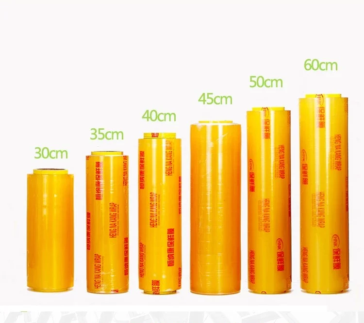 
Factory price wholesale cling film roll food wrap cling film pvc 