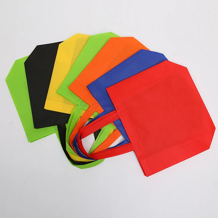 
Quality wholesale cheap stock custom logo printed nonwoven recycled grocery reusable eco friendly shopping non woven tote bag 