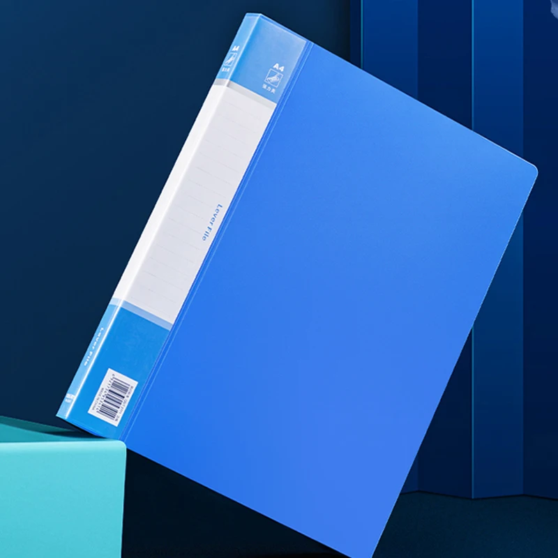 Colorful Swing Clamp Binder with Metal Clip Paper Flex Binder A4 Pattern for Work and School Documents Paper Bag Style