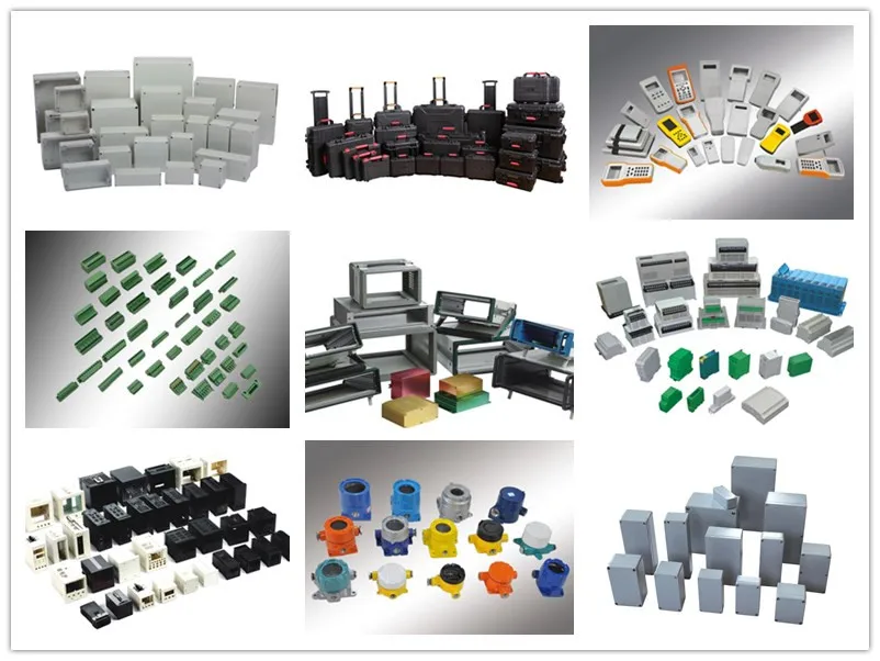 IP65 ABS plastic waterproof enclosures with window or no window