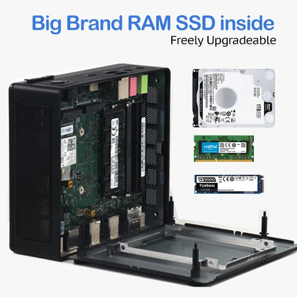 11th Gen Nuc mini pc  i7 1165G7 Core i5 1135G7 win10/win 11 2*HD MiniDP 4K@60H Thunderbolt 4 desktop gaming computer  M.2 WiFi