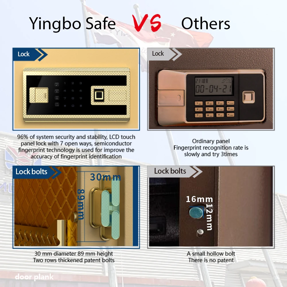 Yingbo сейфы Китай интеллектуальные шкафчики для отпечатков пальцев