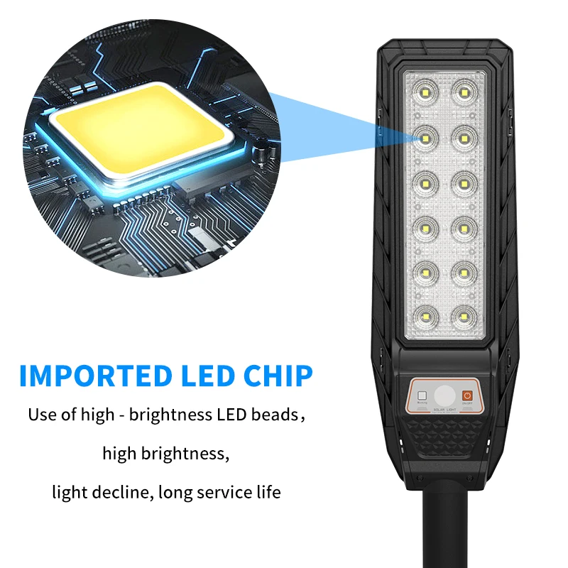 Led street light 150W waterproof IP65 ein one integrated solar led street light outdoor pole lamp led garden street light