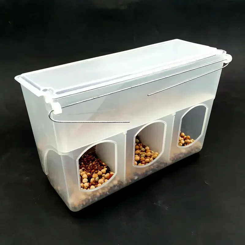 Пластиковый прозрачный кормушка пластиковый автоматический птичий голубь попугай