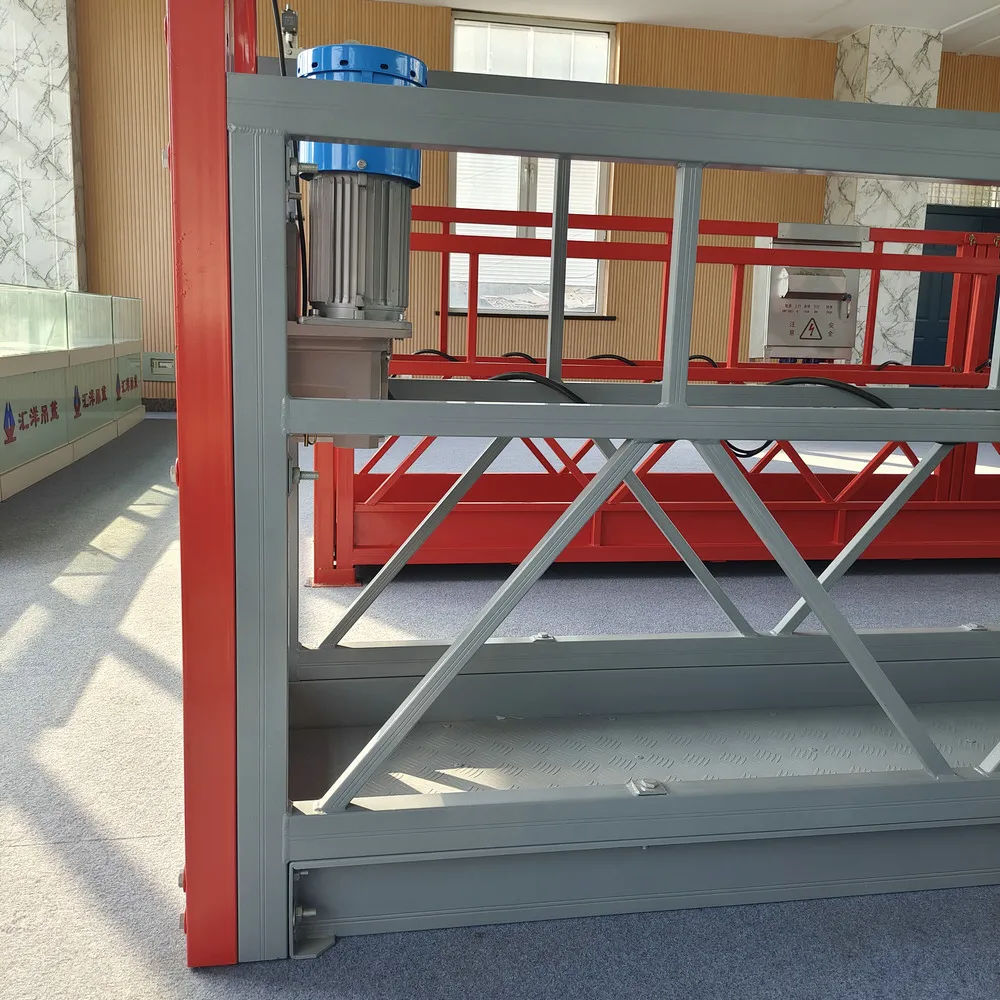 ZLP800 gondola Aluminum alloy suspended platform for construction and decoration of the exterior walls of multi-storey building